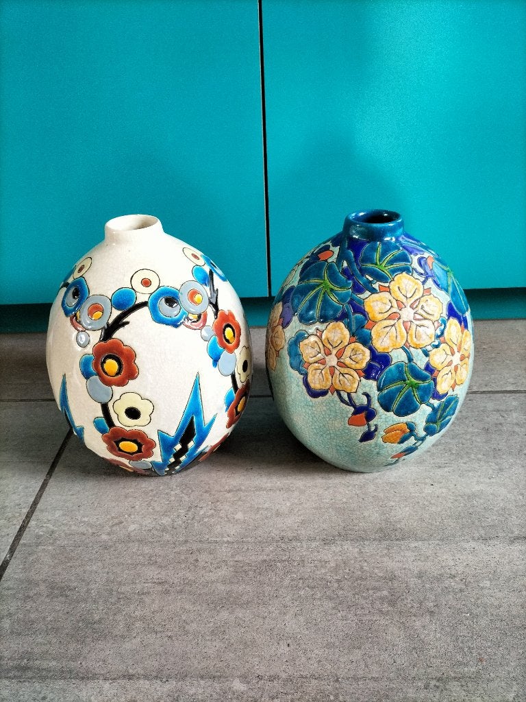 2 vases Keramis, Antiquités & Art, Enlèvement