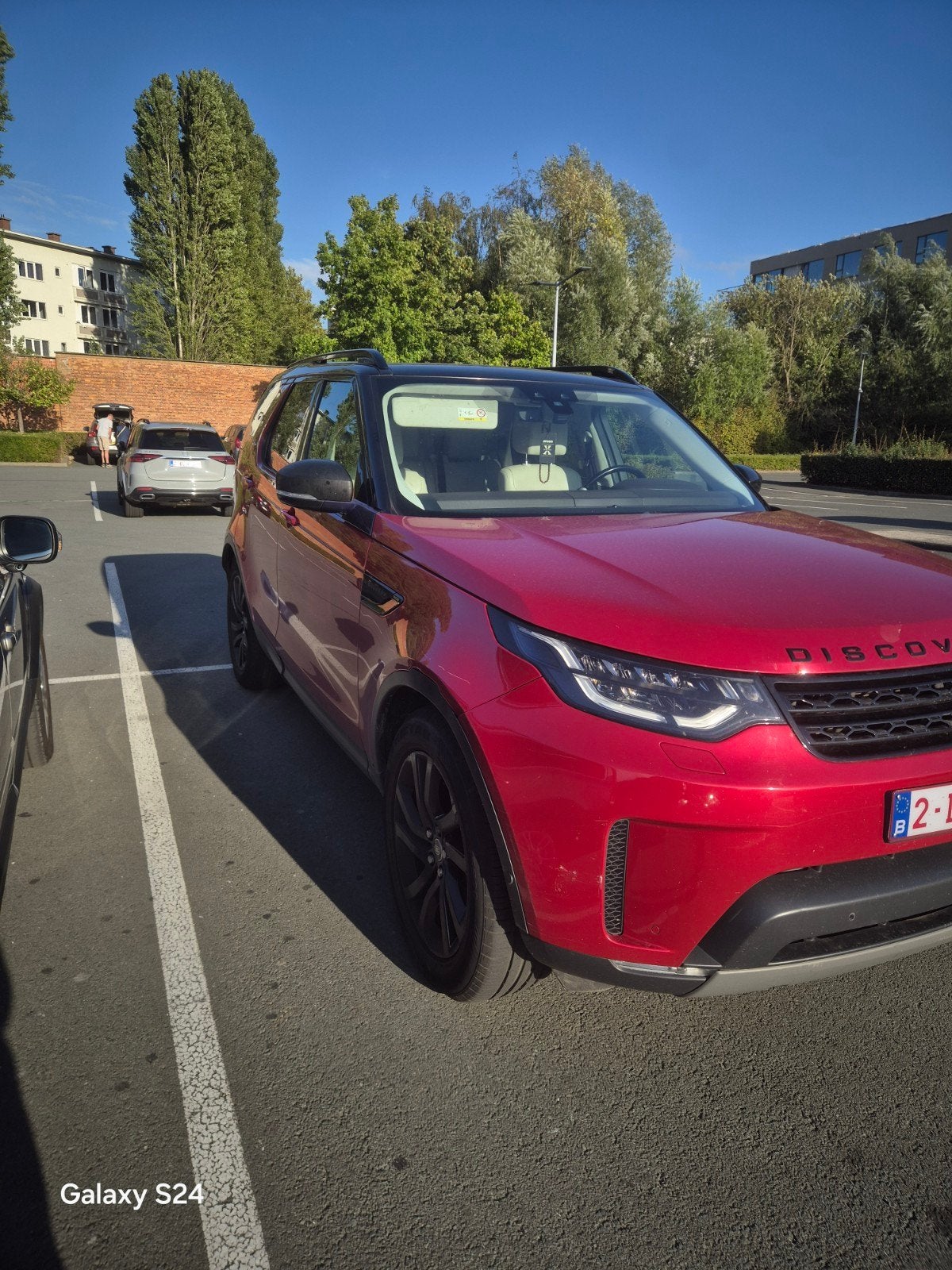 Land Rover Discovery -2018-3.0 Diesel — 7 sièges — Euro, Autos, Rouge, Achat, Automatique, Particulier