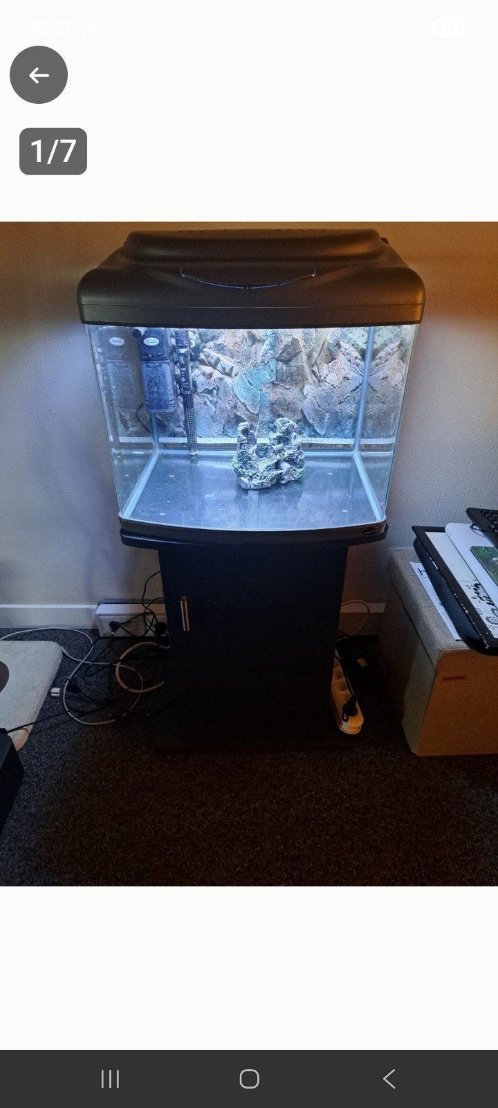 Aquarium Super Fish 60 l + meubel, Dieren en Toebehoren, Ophalen, Inclusief toebehoren, Gebruikt