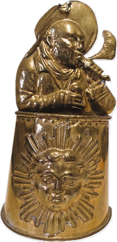 Koperen pijpenhouder. € 35,00, Antiek en Kunst, Ophalen of Verzenden