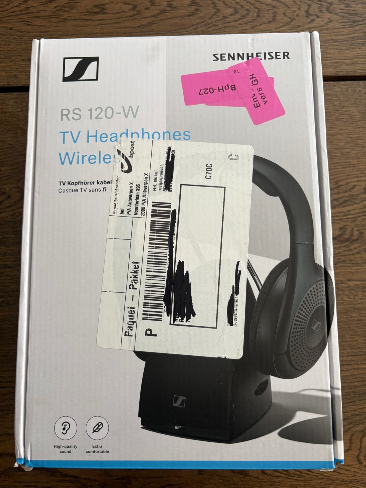 Casque TV sans fil Sennheiser RS 120-W – comme neuf, Ophalen, Zo goed als nieuw, Sennheiser, Draadloos