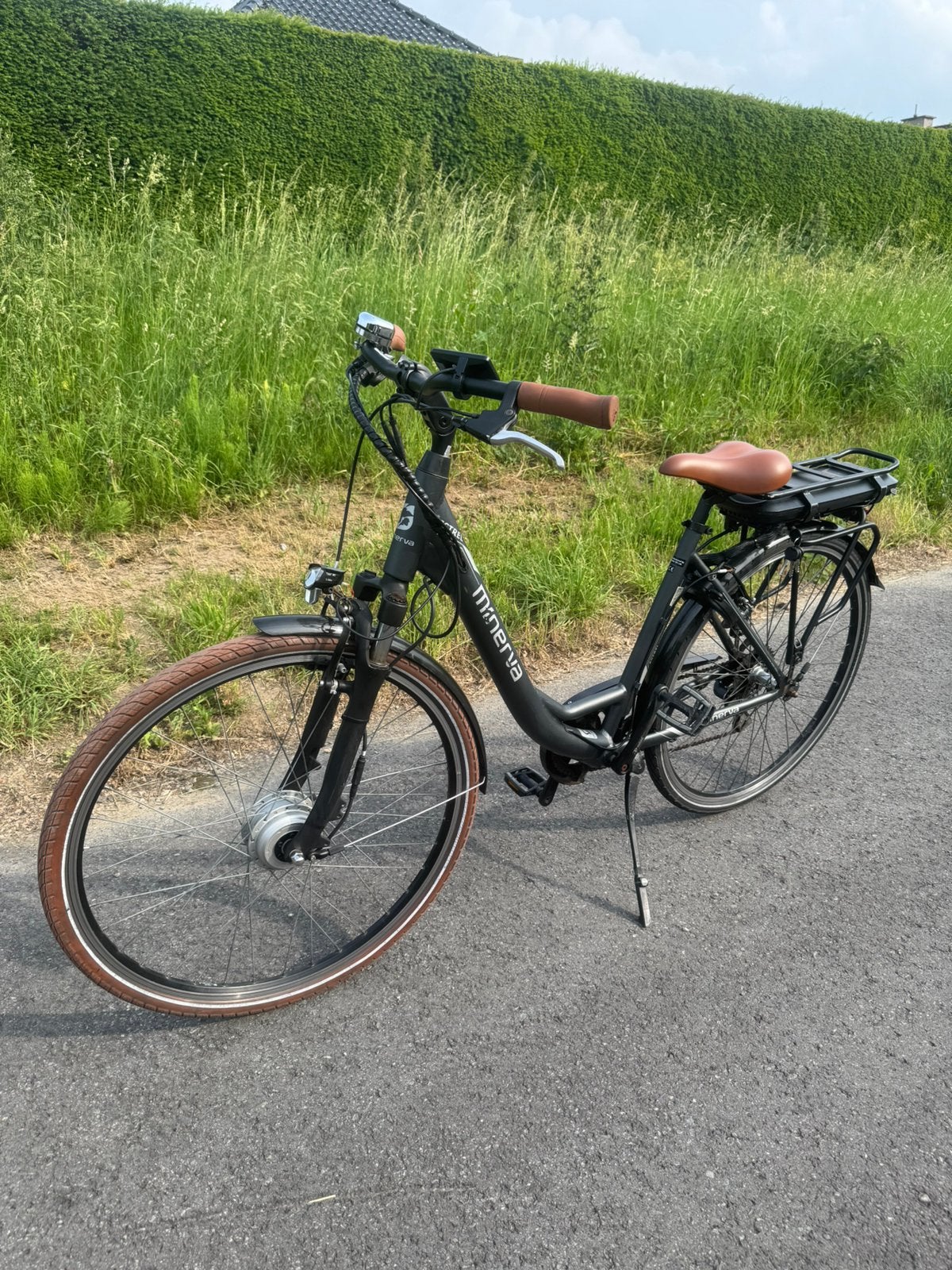 Elektrische fiets Minerva te koop – Topstaat, Fietsen en Brommers, Elektrische fietsen, Zo goed als nieuw, Ophalen