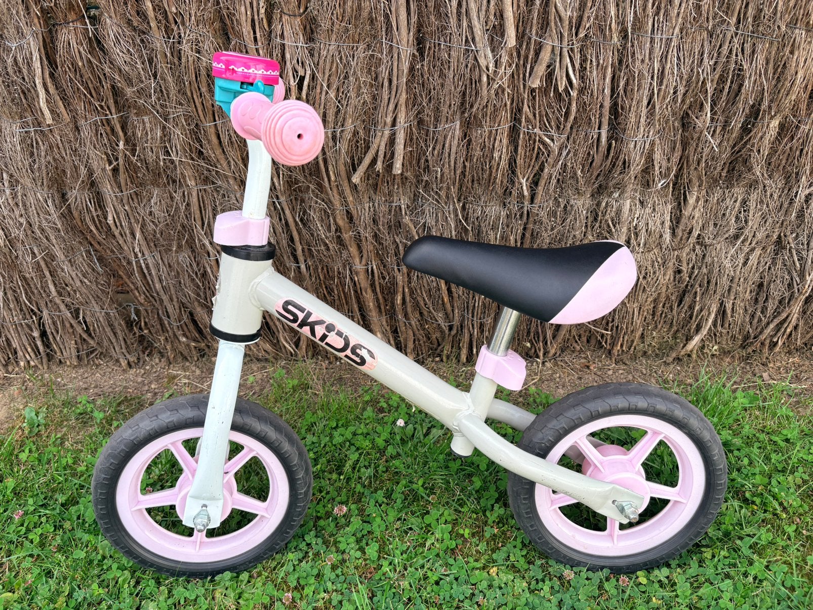Draisienne Skids Control blanc rose, Enlèvement, Utilisé, Vélo d'équilibre