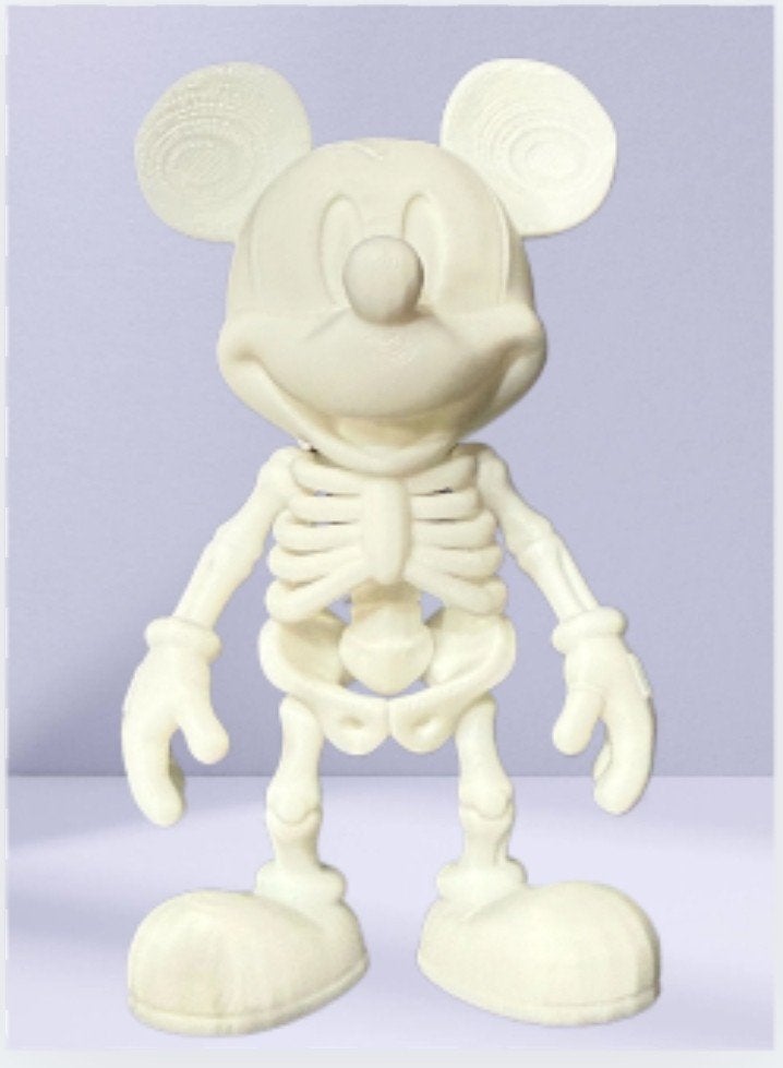 Mickey squelette, Collections, Enlèvement