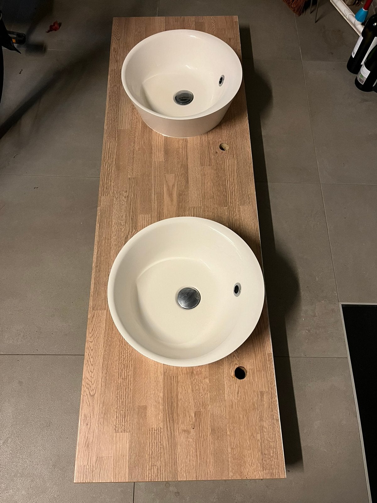 Deux vasques encastrées IKEA + plan de travail, Maison & Meubles, Enlèvement, Utilisé, Lavabo ou Évier