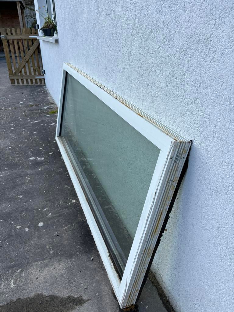 Aluminium raam met dubbel hoogrendementsglas – 208,5 x 87 cm, Doe-het-zelf en Bouw, Raamkozijnen en Schuifdeuren, Zo goed als nieuw