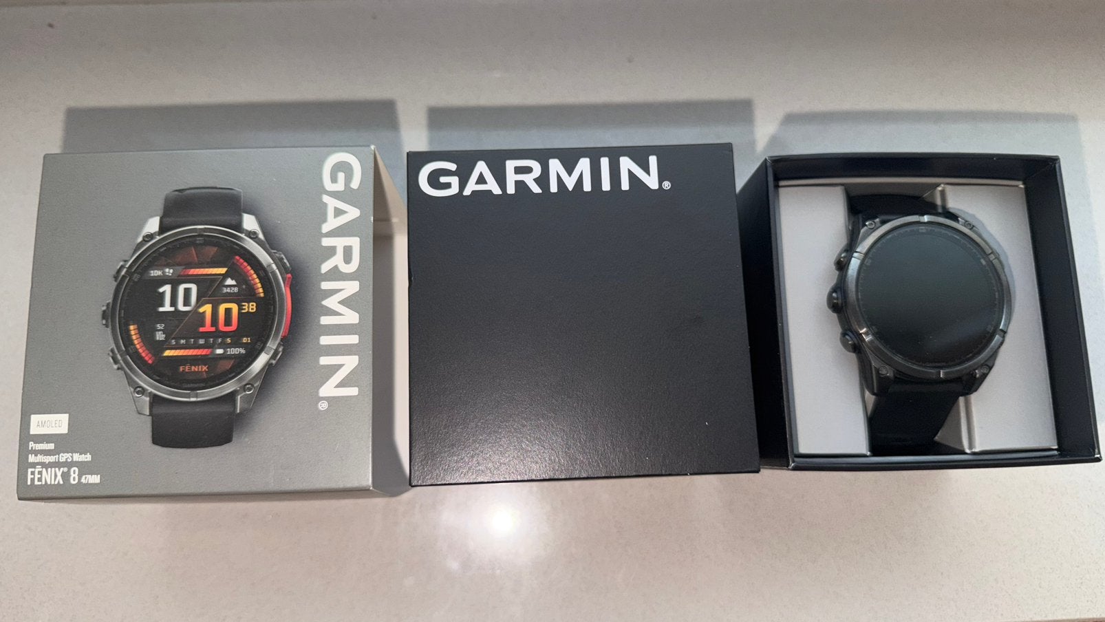 Garmin Fenix 8 47 mm - Comme neuf, Enlèvement, Comme neuf