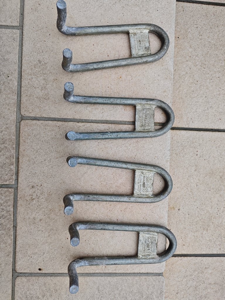 4x inox welfselhaken – max. 1000 kg – €30/stuk, Ophalen, 100 tot 250 mm, Gebruikt, Overige typen