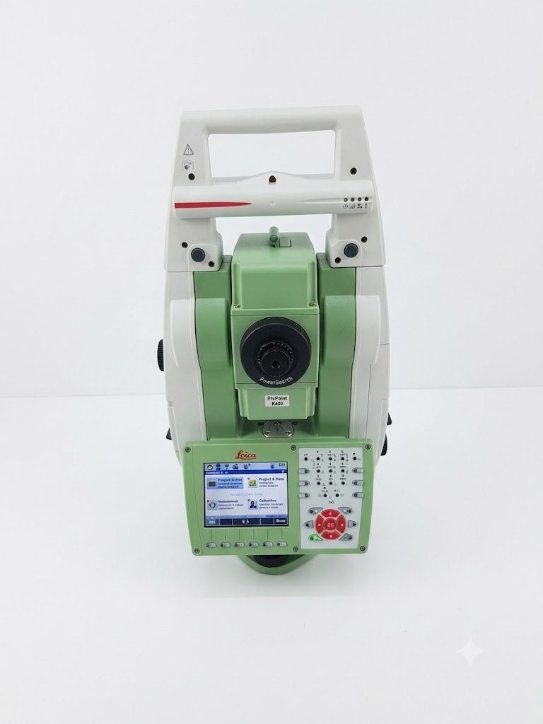Station totale robotique Leica TS15 et GPS GS12 avec CS15, Enlèvement ou Envoi