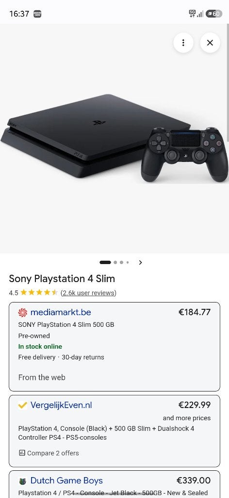 Ps4, Games en Spelcomputers, Spelcomputers | Sony PlayStation 4, Ophalen, Zo goed als nieuw, Met 1 controller, Slim