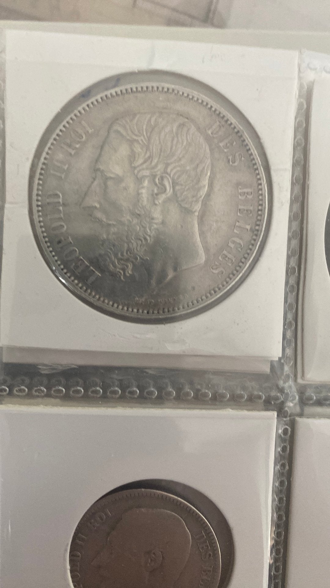 5fr. 1873 en 1875. Om te ruilen., Postzegels en Munten, Ophalen of Verzenden