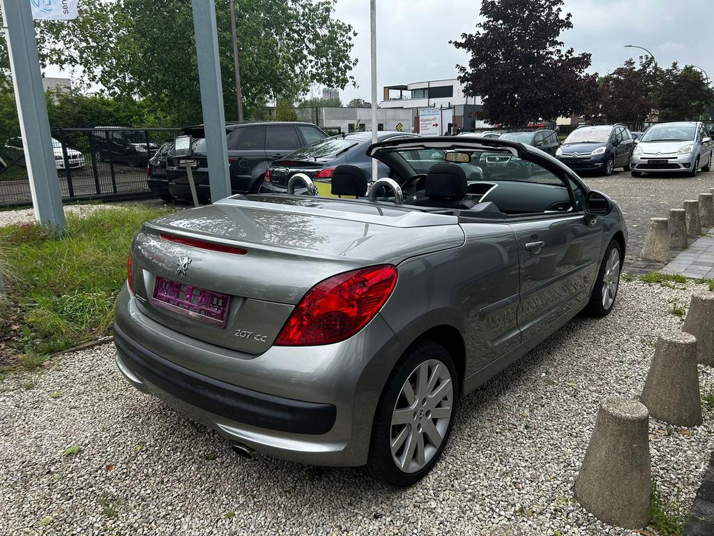 Peugeot 207 cabrio met keuring verkoop garantie, Voorwielaandrijving, Stof, Zwart, 4 cilinders
