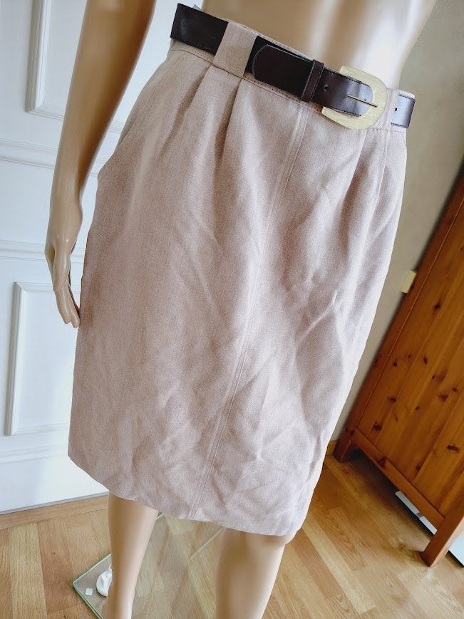 Vintage rok met bijhorende ceintuur, Kleding | Dames, Vintage ., Verzenden, Zo goed als nieuw, Maat 36 (S)