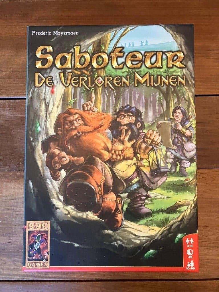 Saboteur: De Verloren Mijnen — 999 Games, bordspel, Drie of vier spelers, Ophalen, Nieuw, 999 games