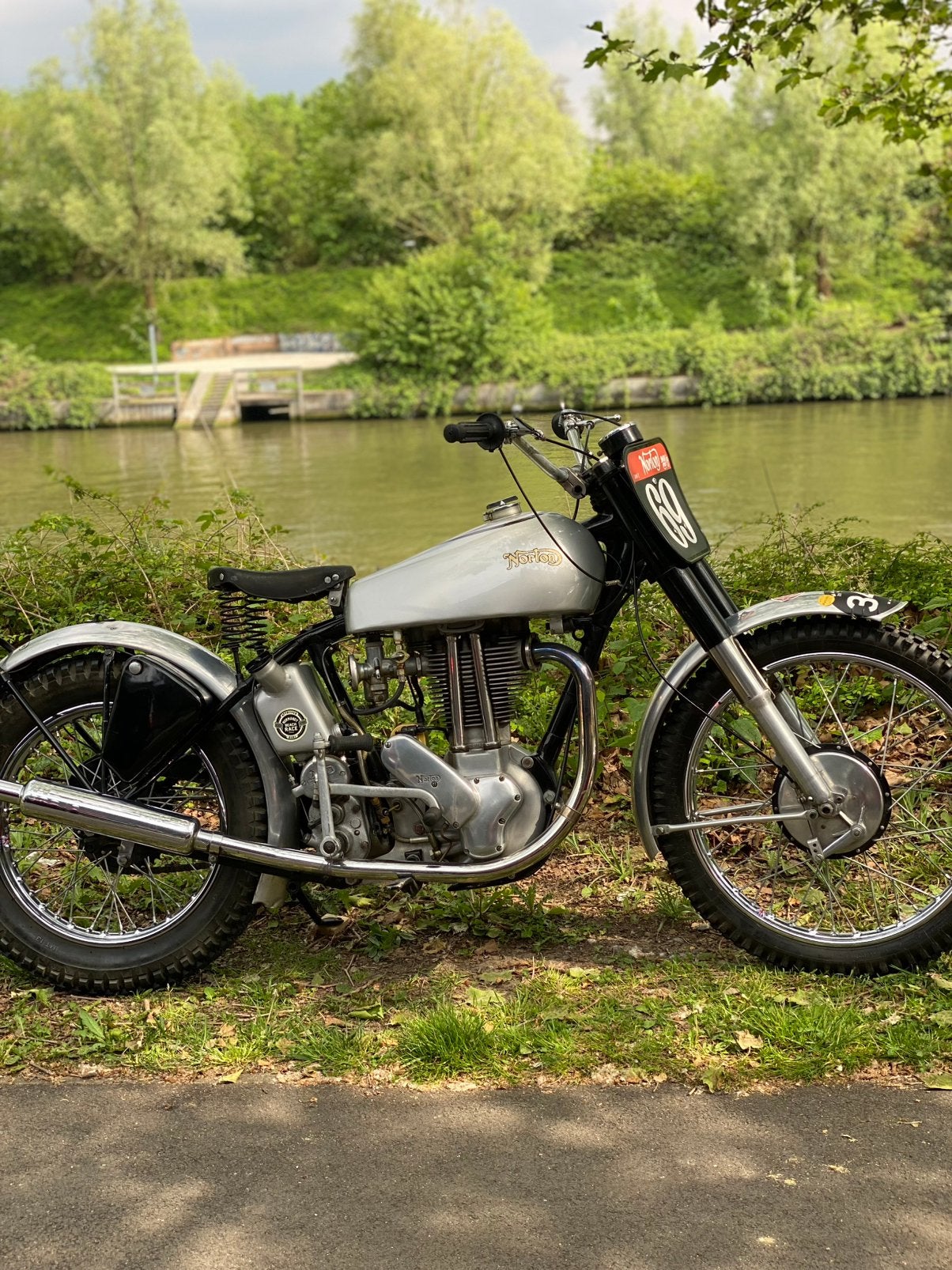 Norton 500T 1946, Enlèvement, 1 cylindre