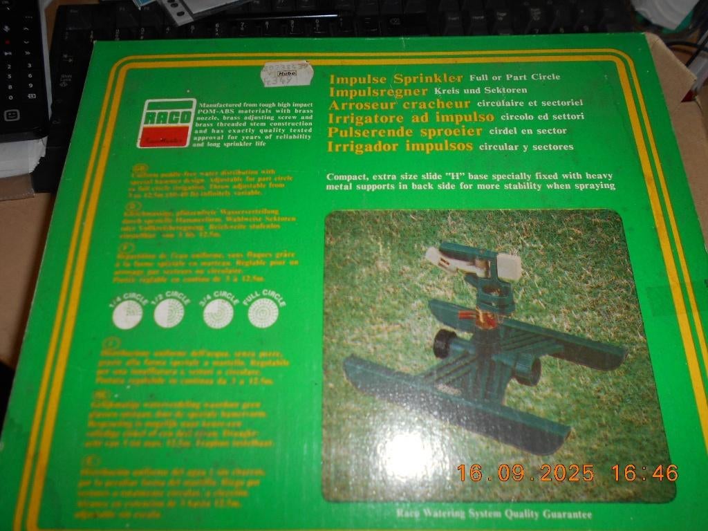 pulserende sproeier  eirdel en sector, Tuin en Terras, Ophalen of Verzenden