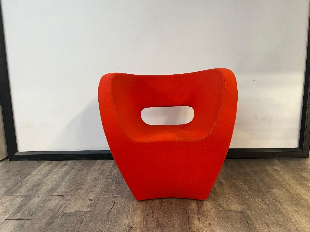 Rode Fauteuil Moroso Stoel, Huis en Inrichting, Fauteuils, Ophalen