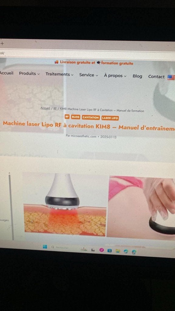 soins amincissant machine a cavition 40K, Sports & Fitness, Enlèvement ou Envoi, Neuf, Soins du corps