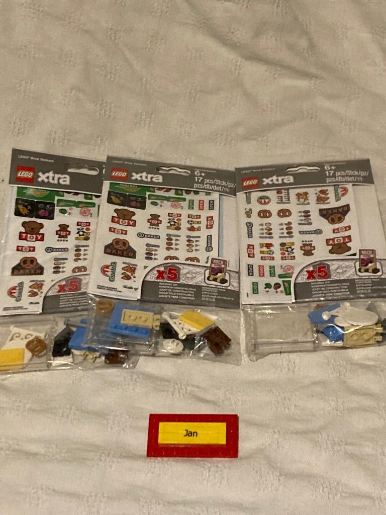 Lego xtra sticker vel sealed, Neuf, Enlèvement ou Envoi, Lego, Ensemble complet
