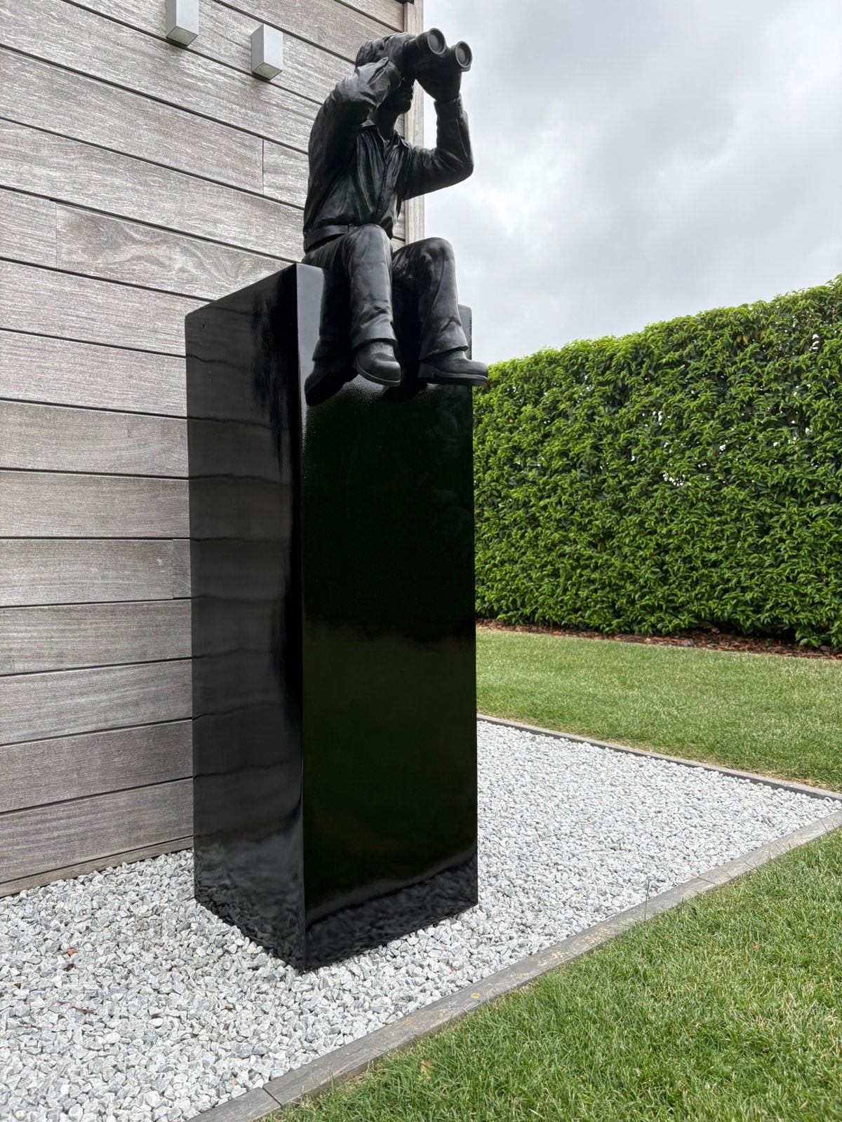 Zwarte Sokkel 35x35x110 cm, Tuin en Terras, Ophalen, Zo goed als nieuw, Overige materialen, Overige typen