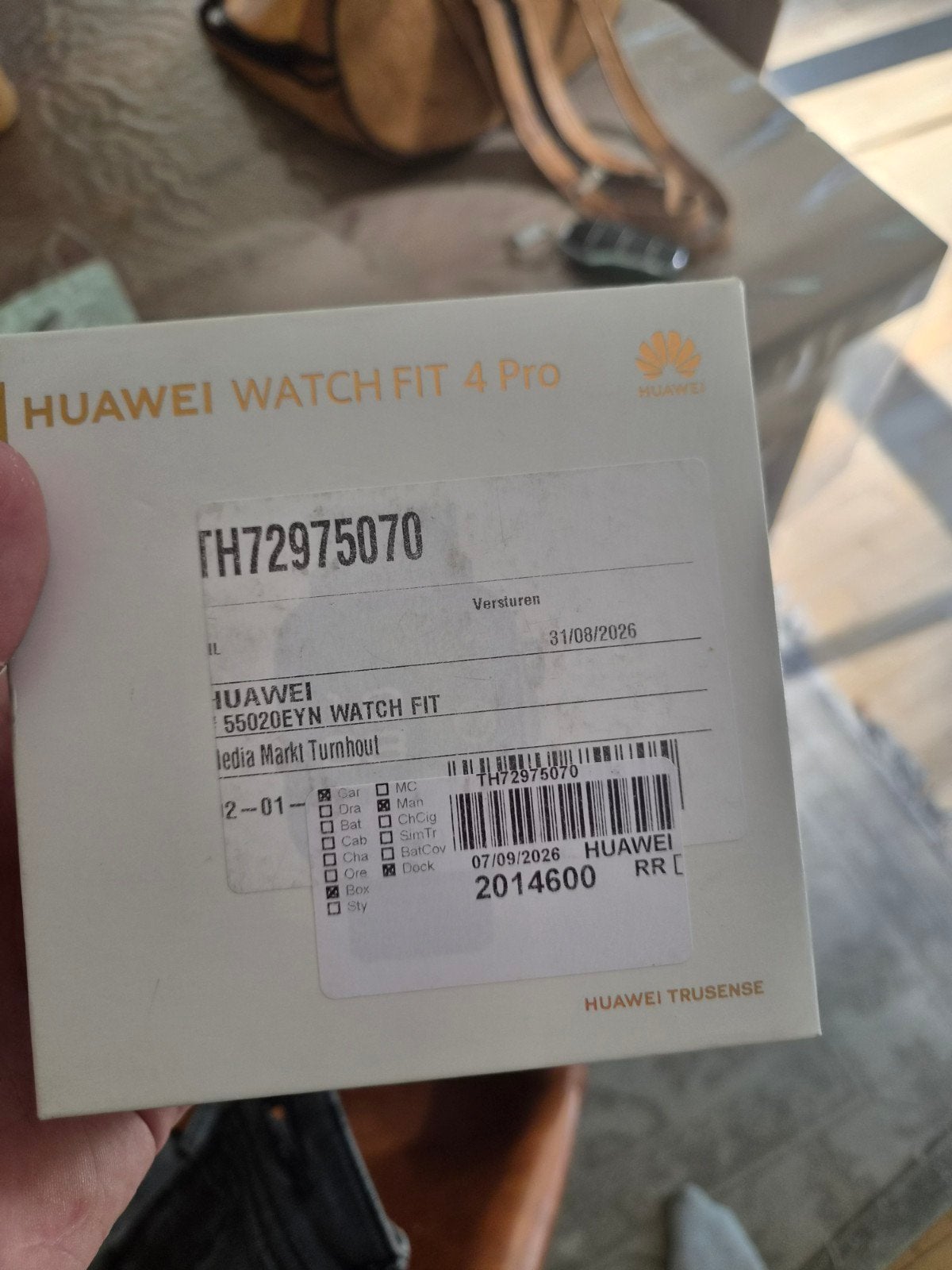 Huawei WATCH 4 fit pro nooit gebruikt, Ophalen of Verzenden