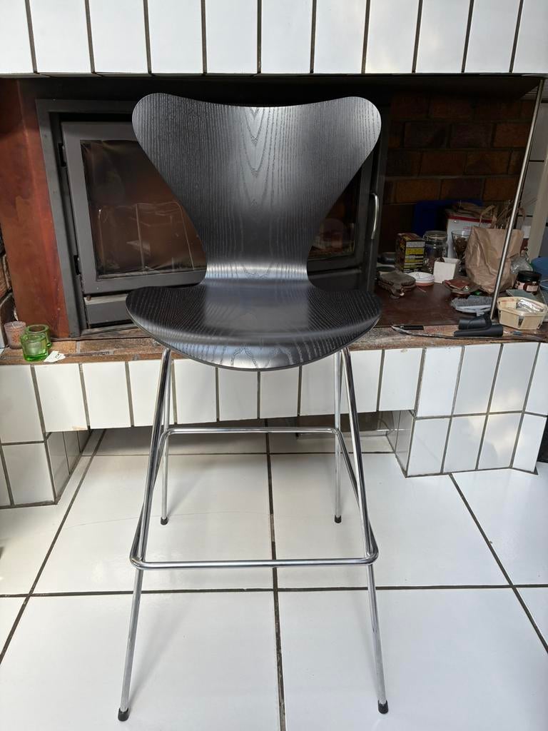 Serie 7 hoge kruk van Arne JACOBSEN - Fritz HANSEN, Ophalen of Verzenden, Zo goed als nieuw