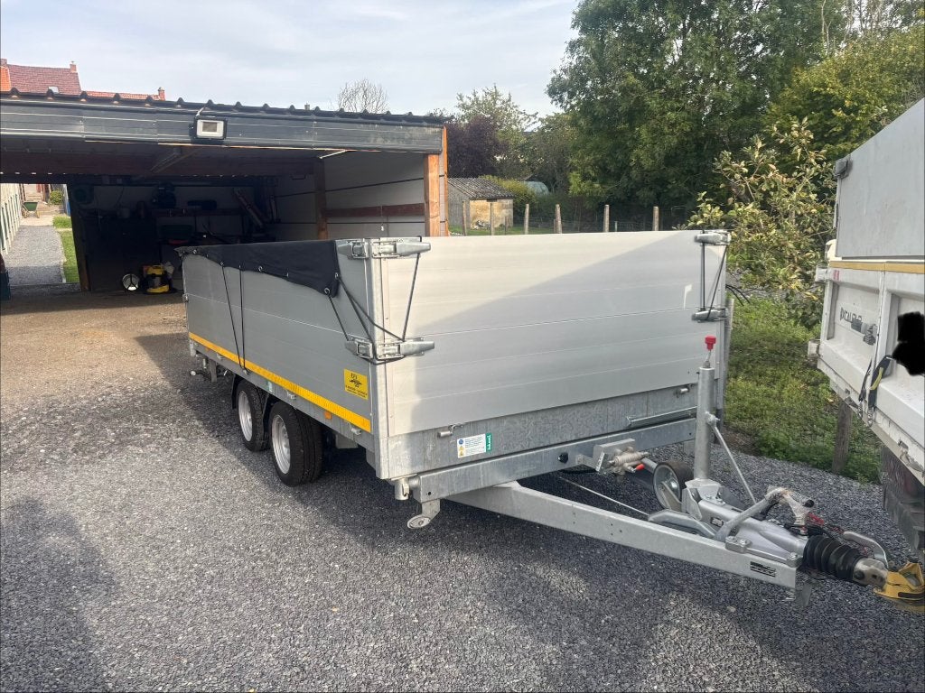 Remorque Eduard freinée 3T5 4mX2m, Auto diversen, Ophalen, Zo goed als nieuw