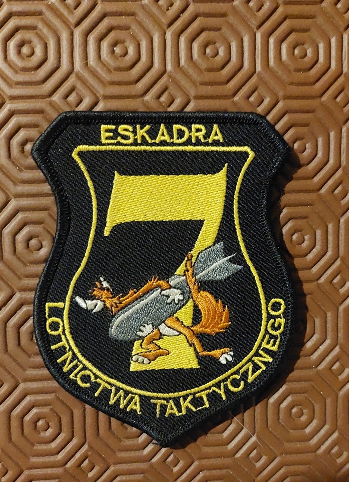 badge 7 escadra, Collections, Objets militaires | Général, Enlèvement ou Envoi, Armée de l'air, Emblème ou Badge