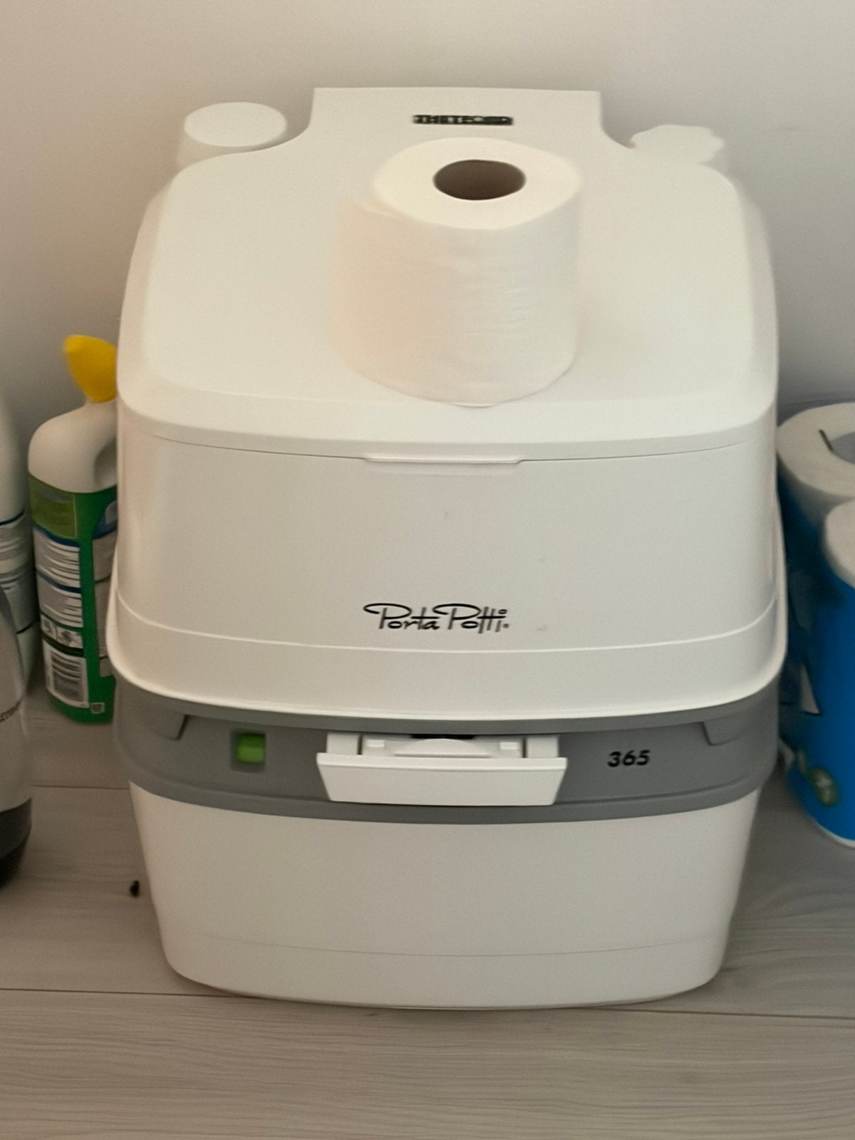 Toilette chimiquende camping, Enlèvement, Utilisé