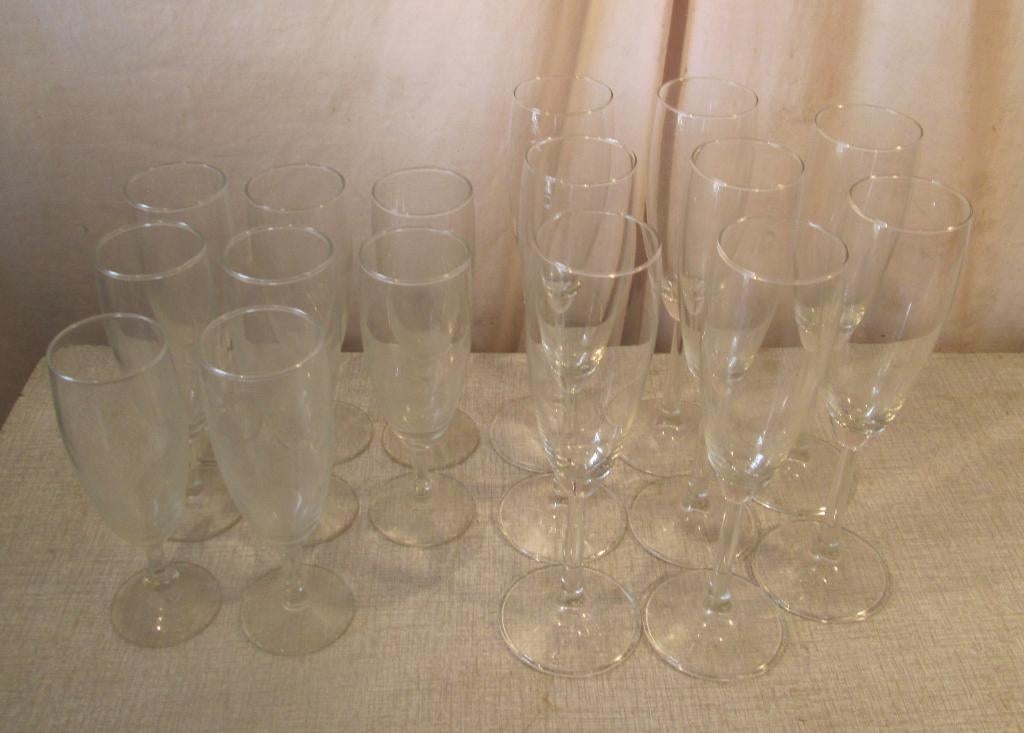 Mooie Partij van Champagne Glazen, Verzamelen, Ophalen of Verzenden, Zo goed als nieuw, Overige typen