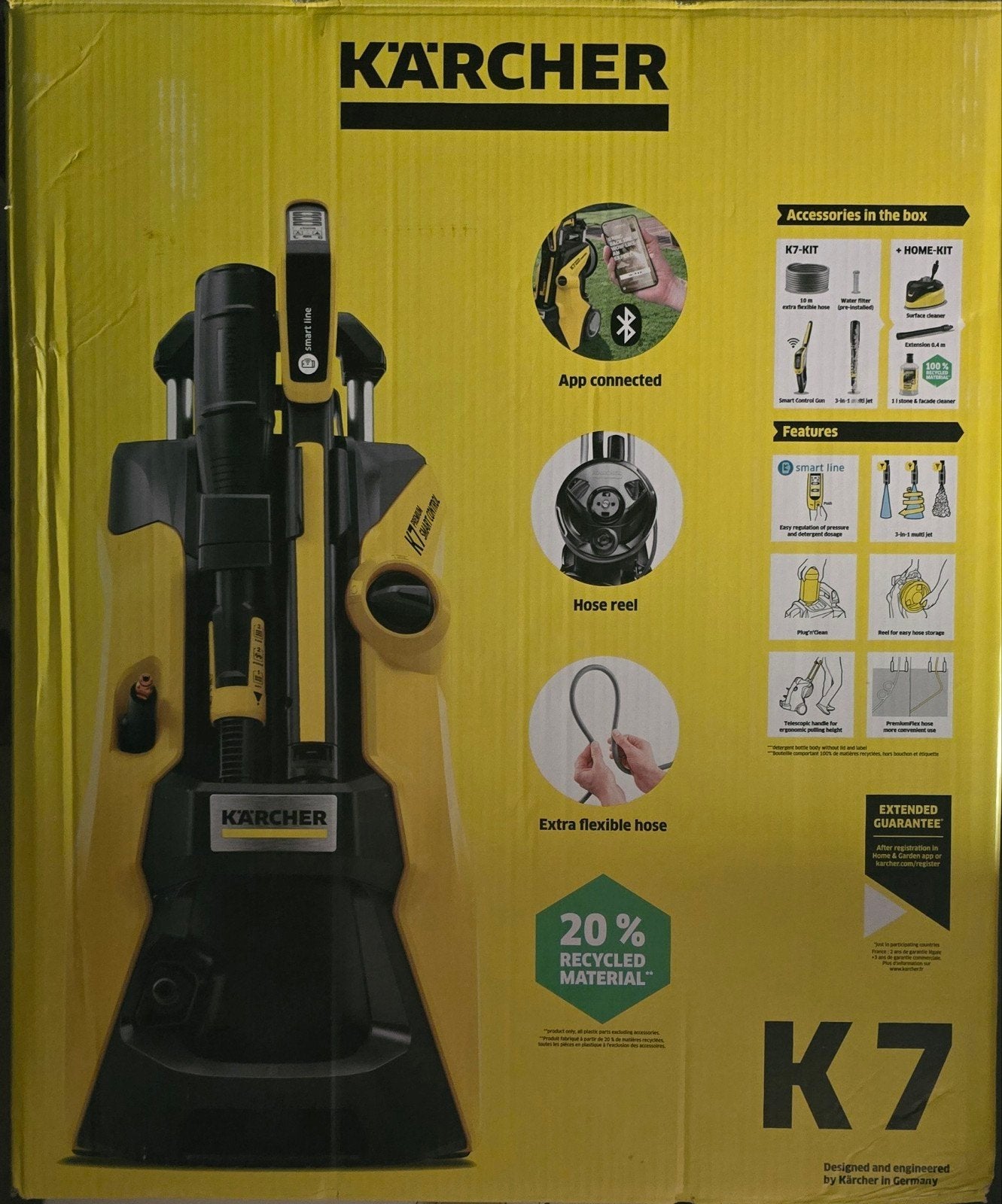 Karcher K7 neuf servi 1x, Enlèvement