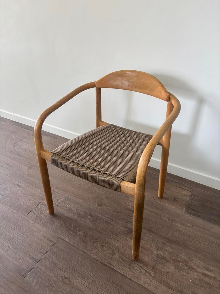 8 stoelen eettafel, Huis en Inrichting, Ophalen, Zo goed als nieuw, Bruin