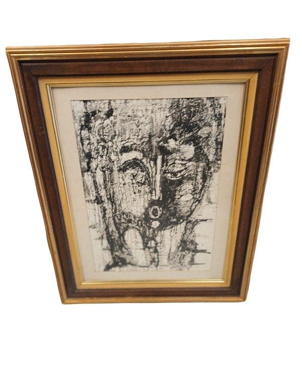 V.D. Kerckhove litho. uit 1962., Antiek en Kunst, Kunst | Litho's en Zeefdrukken, Gesigneerd, Ophalen, Lithografie