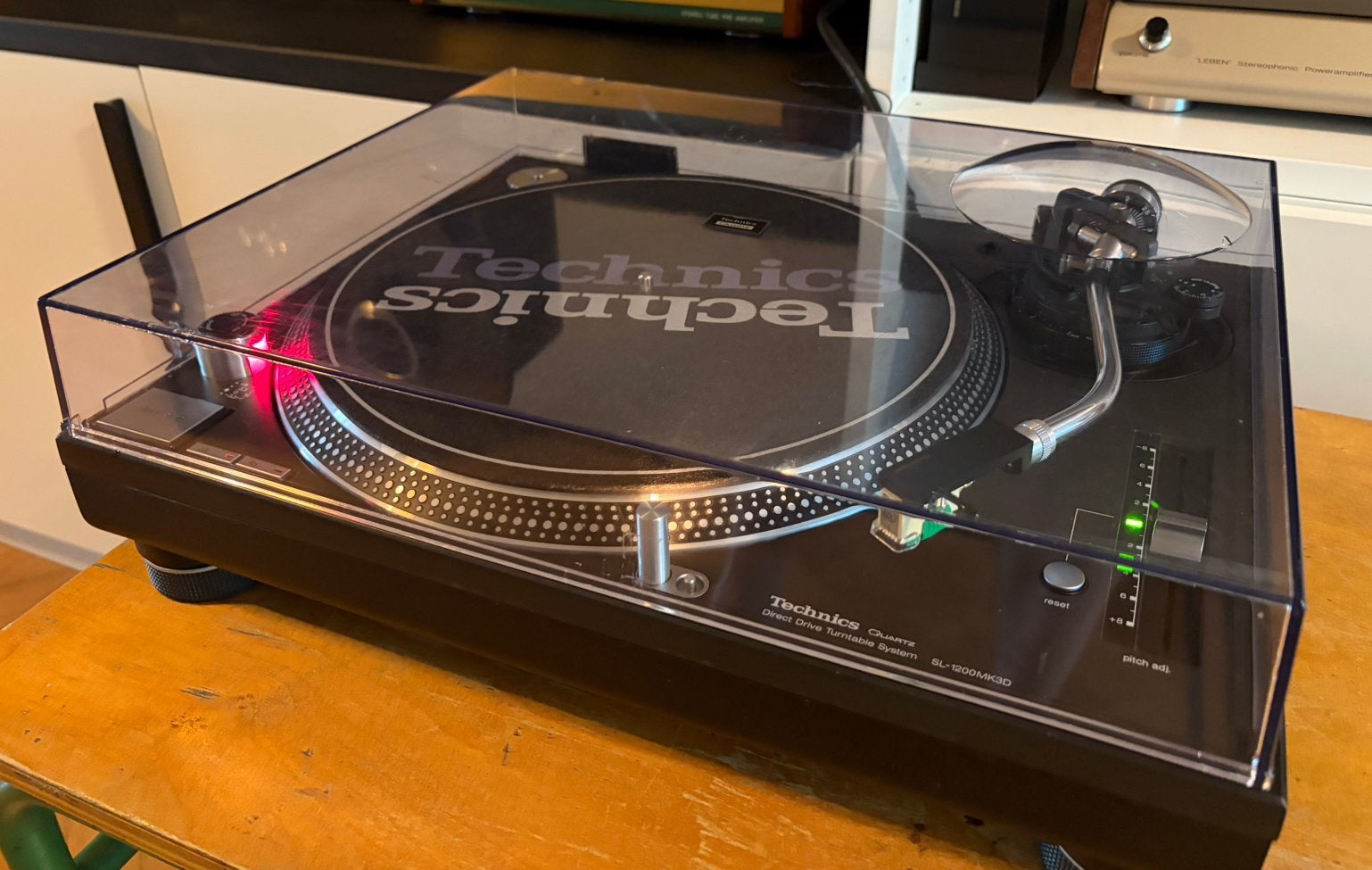 Technics SL 1200 MK3D zwart - 230V - near mint conditie, Enlèvement ou Envoi, Comme neuf, Technics