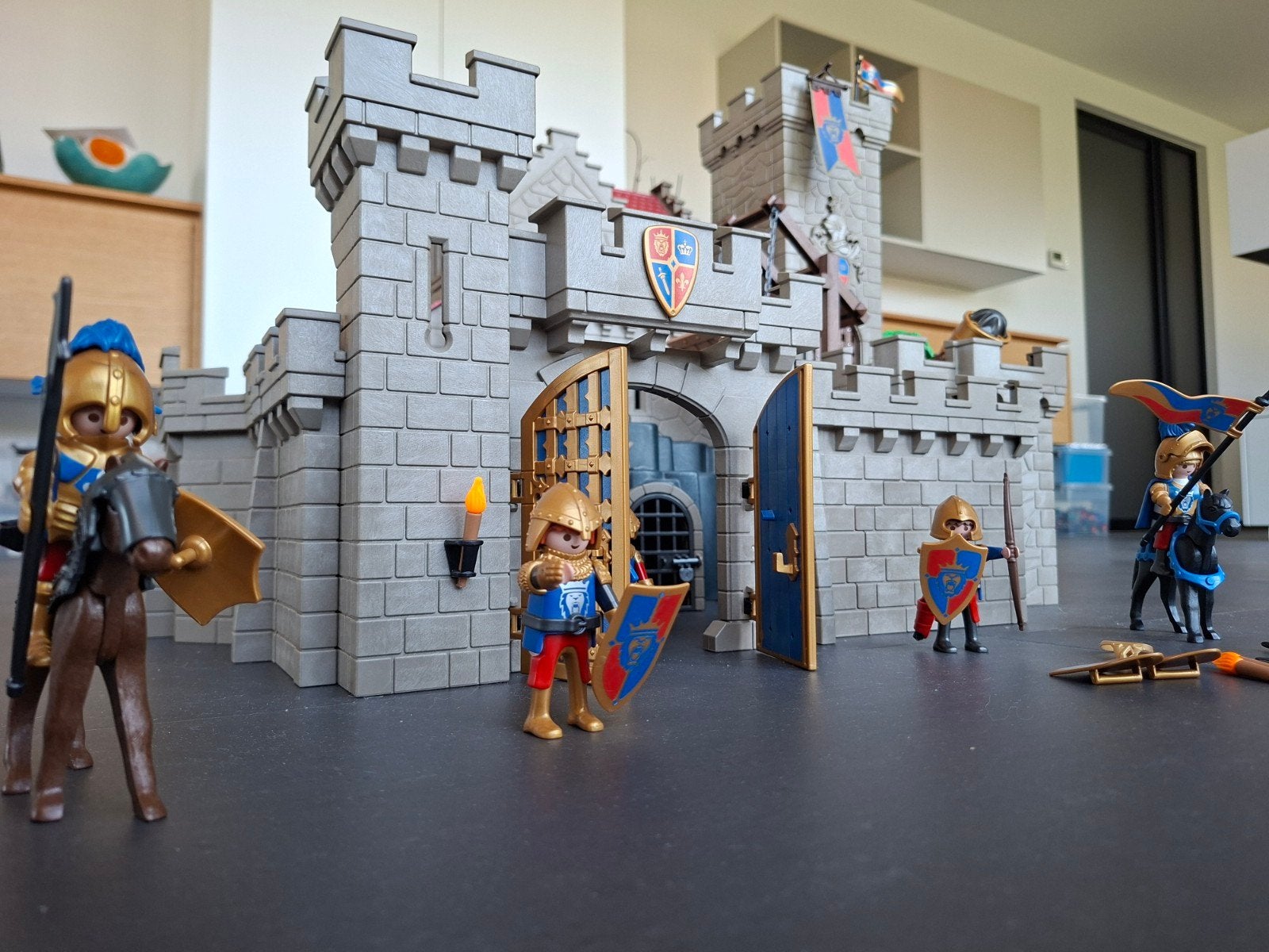 Playmobil 6000 Koningskasteel orde van de Leeuwenridders, Kinderen en Baby's, Ophalen, Gebruikt, Complete set, Kasteel/Fort