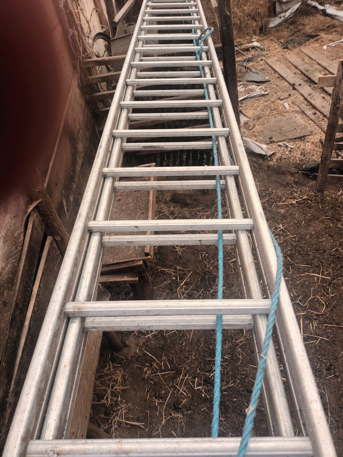 Schuif ladder 12meter, Bricolage & Construction, Échelles & Escaliers, Enlèvement, Échelle