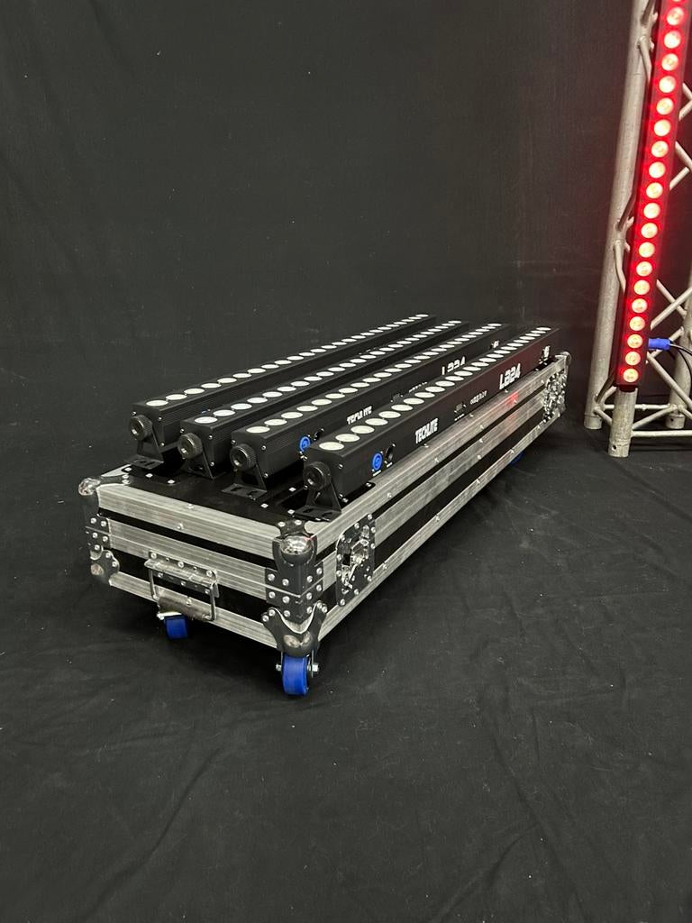 Ensemble complet de barresLED 4LB24 RGBW avec Flightcase New, Enlèvement ou Envoi, Neuf, Autres instruments, Flight case