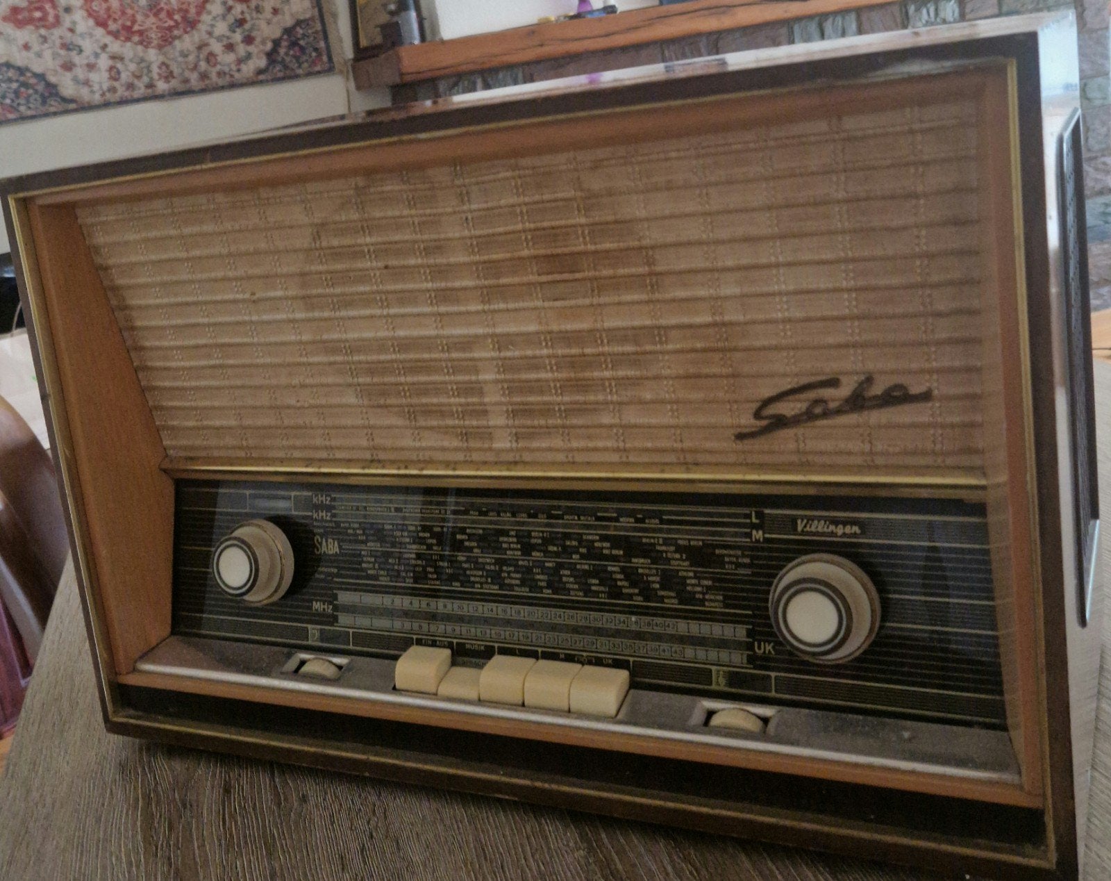 SABA Villingen vintage buizenradio jaren 50, Ophalen, Radio
