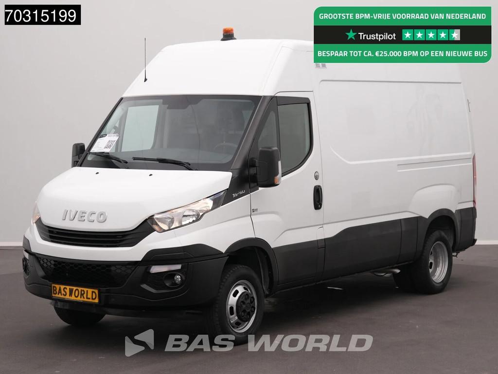 Iveco Daily 35C14 Dubbellucht L2H2 3,5t Trekhaak Airco Cruis, 100 kW, Stof, Gebruikt, Iveco