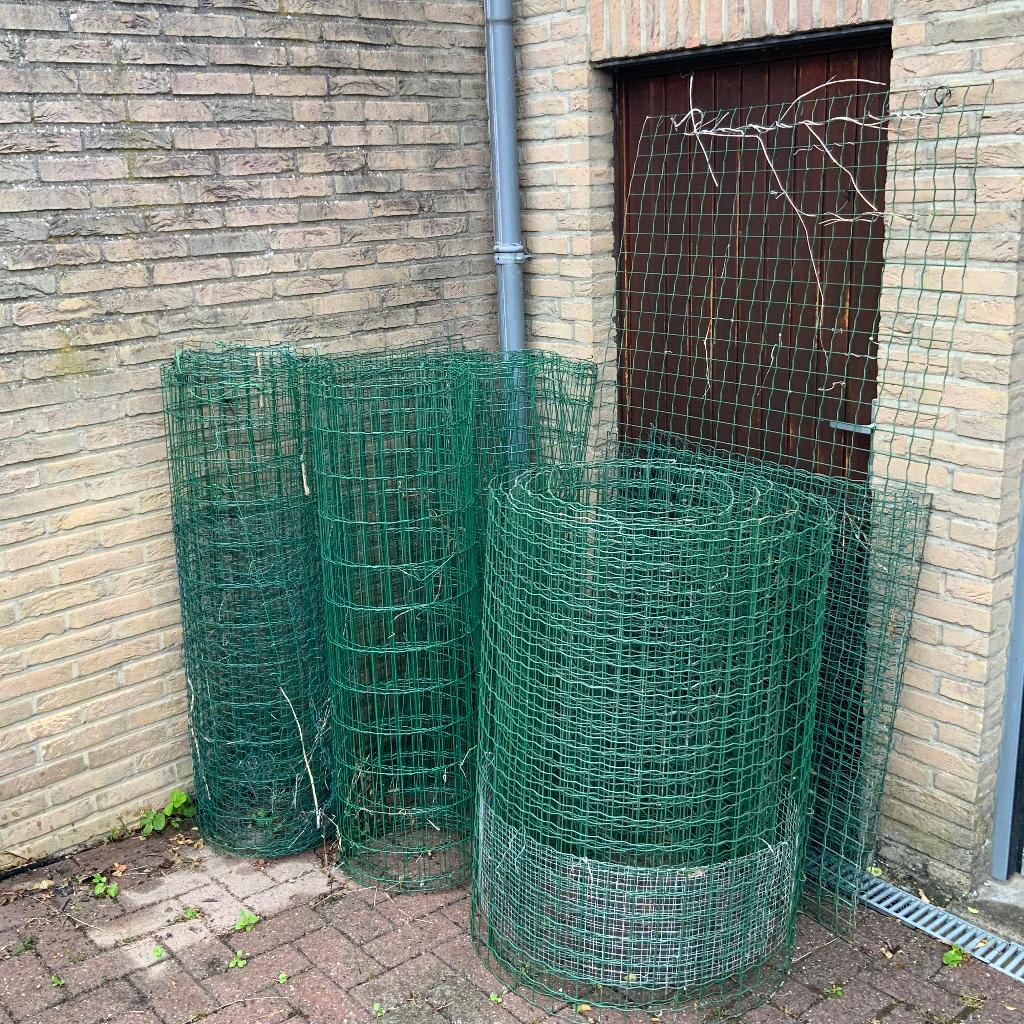 Treillis BEKAERT plastifié vert, Tuin en Terras, Tuinhekken en Hekwerk, Ophalen, Gebruikt, Overige materialen, Overige typen