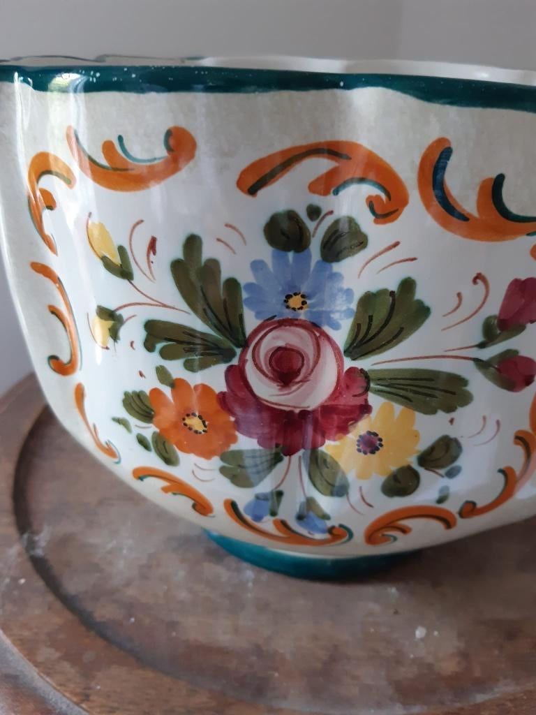 Cache-pot - faïence Italie, Jardin & Terrasse, Enlèvement ou Envoi
