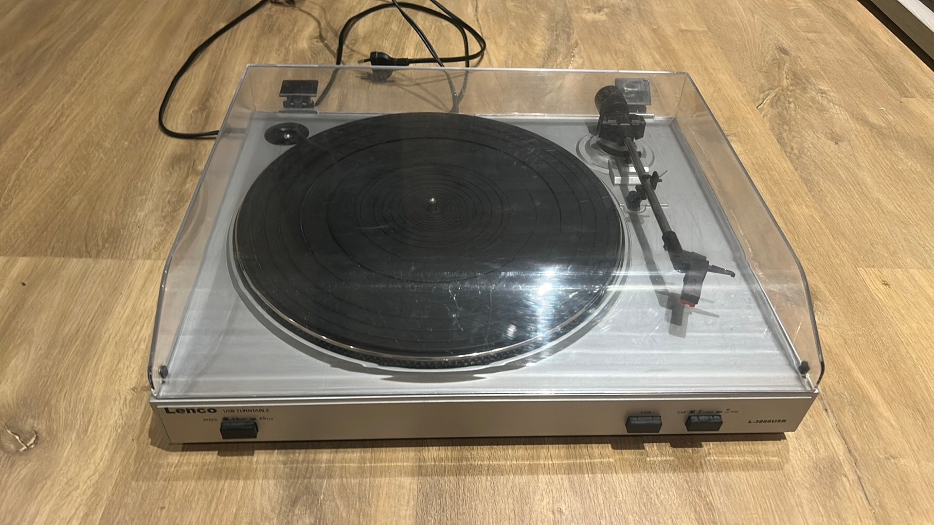 Platenspeler Lenco L-3866USB, Audio, Tv en Foto, Overige merken, Ophalen of Verzenden, Zo goed als nieuw, USB-aansluiting