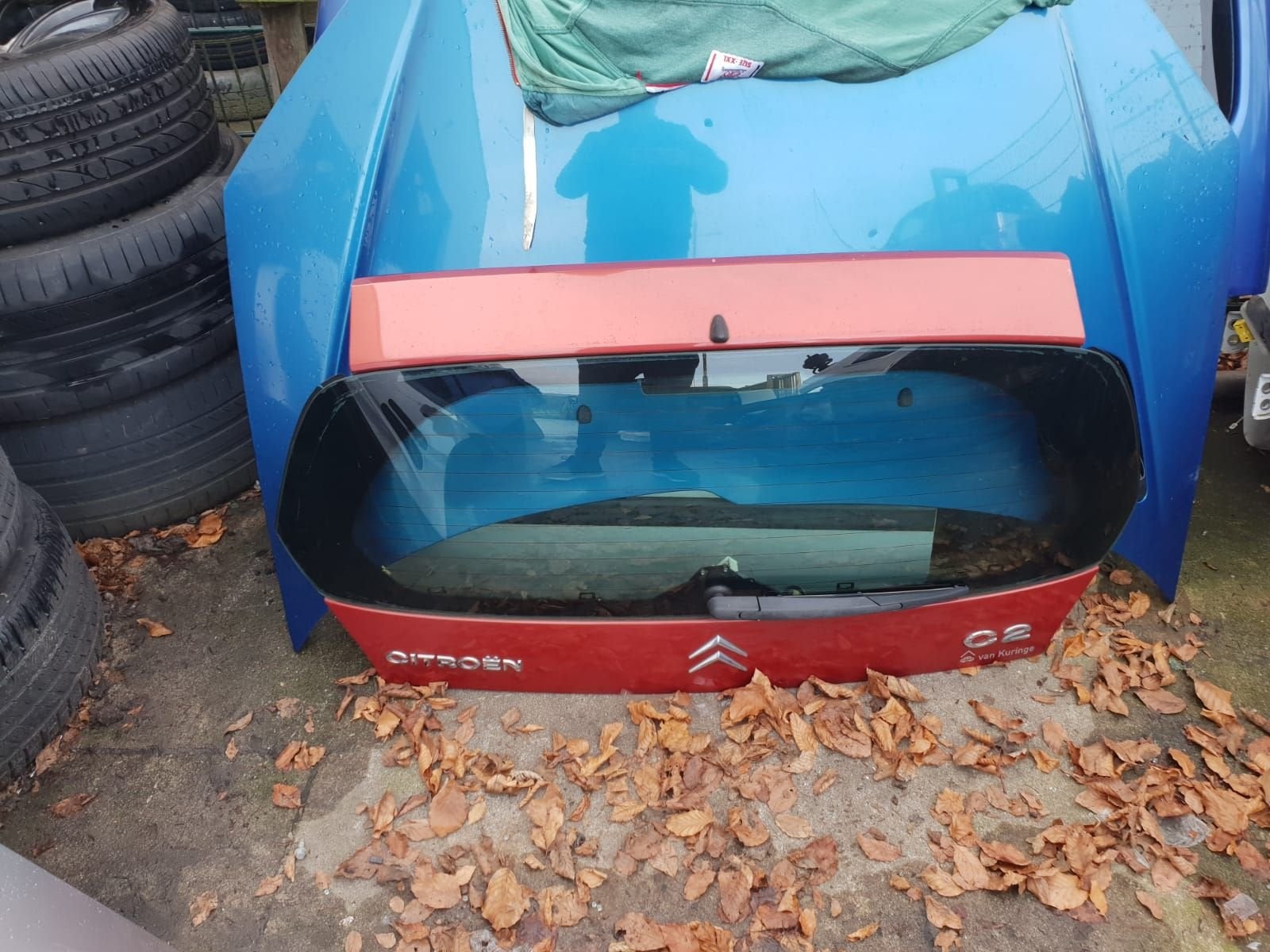 CITROËN C2 ACHTERKLEP BJ 2008, Autos : Pièces & Accessoires, Carrosserie & Tôlerie, Haillon arrière, Arrière, Utilisé, Enlèvement ou Envoi