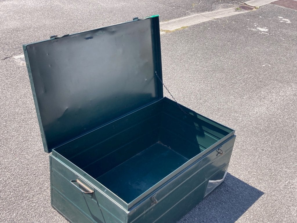Kist metaal militair, Verzamelen, Ophalen, Landmacht, Kist of Geocache