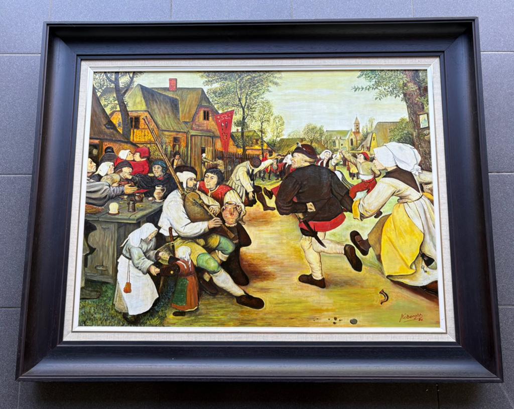 Mooie schilderij, Ophalen