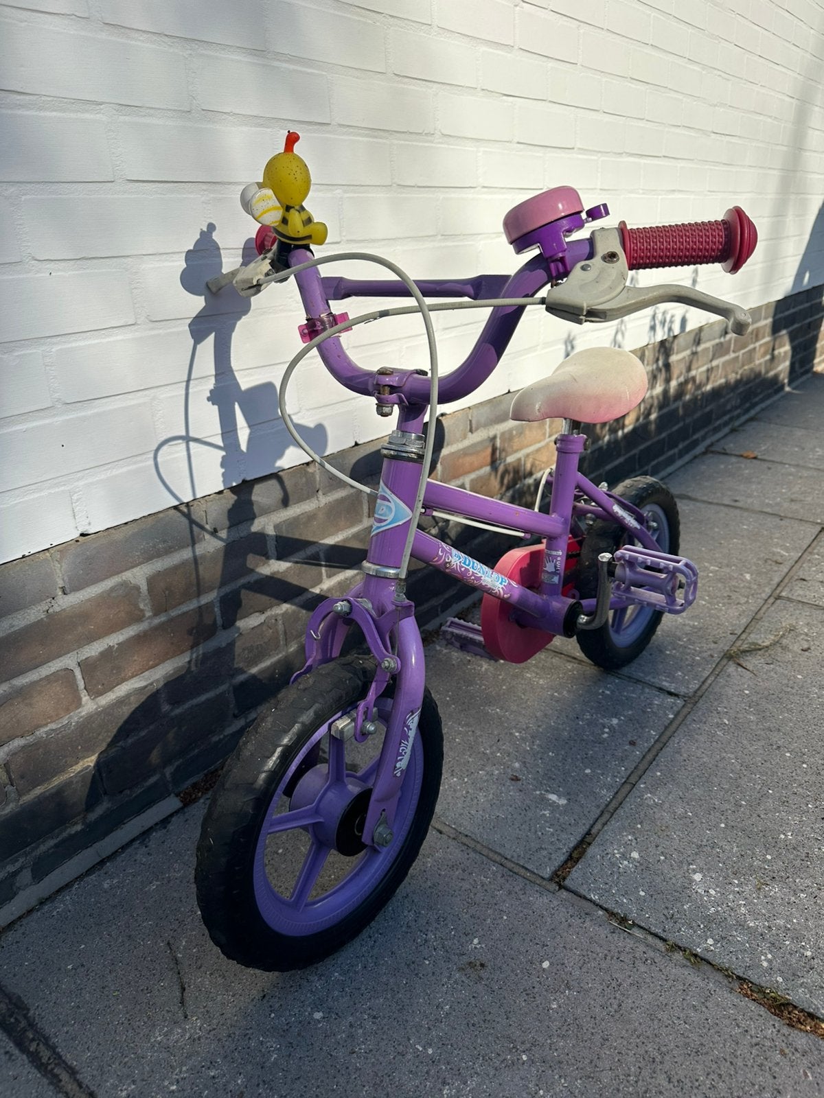 Kinderfiets 12 inch paars - €25, Ophalen, Gebruikt, Minder dan 16 inch