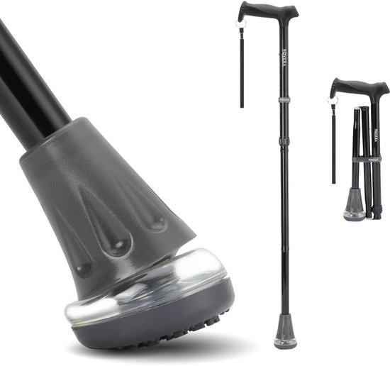 Rovera Air Wandelstok - UltraGrip Air Zwart, Ophalen of Verzenden, Verstelbaar, Zo goed als nieuw
