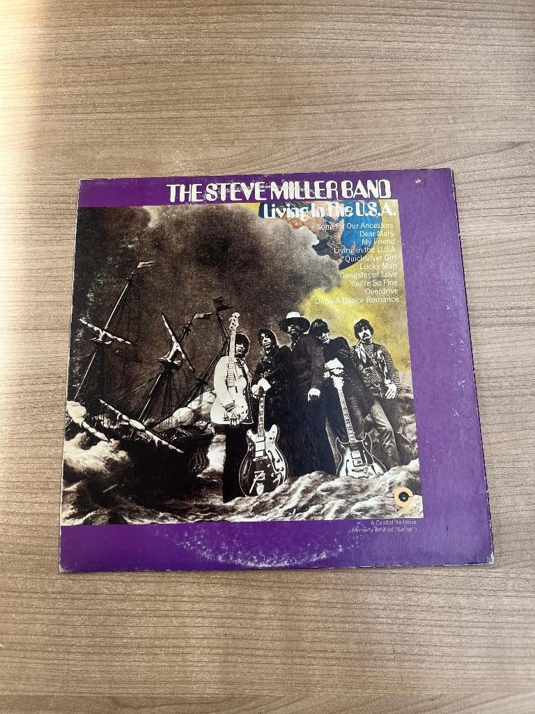 THE STEVE MILLER BAND - LIVING IN THE USA (US PRINT), Cd's en Dvd's, Vinyl | Rock, Gebruikt, Beschermende buitenhoes, Rock-'n-Roll