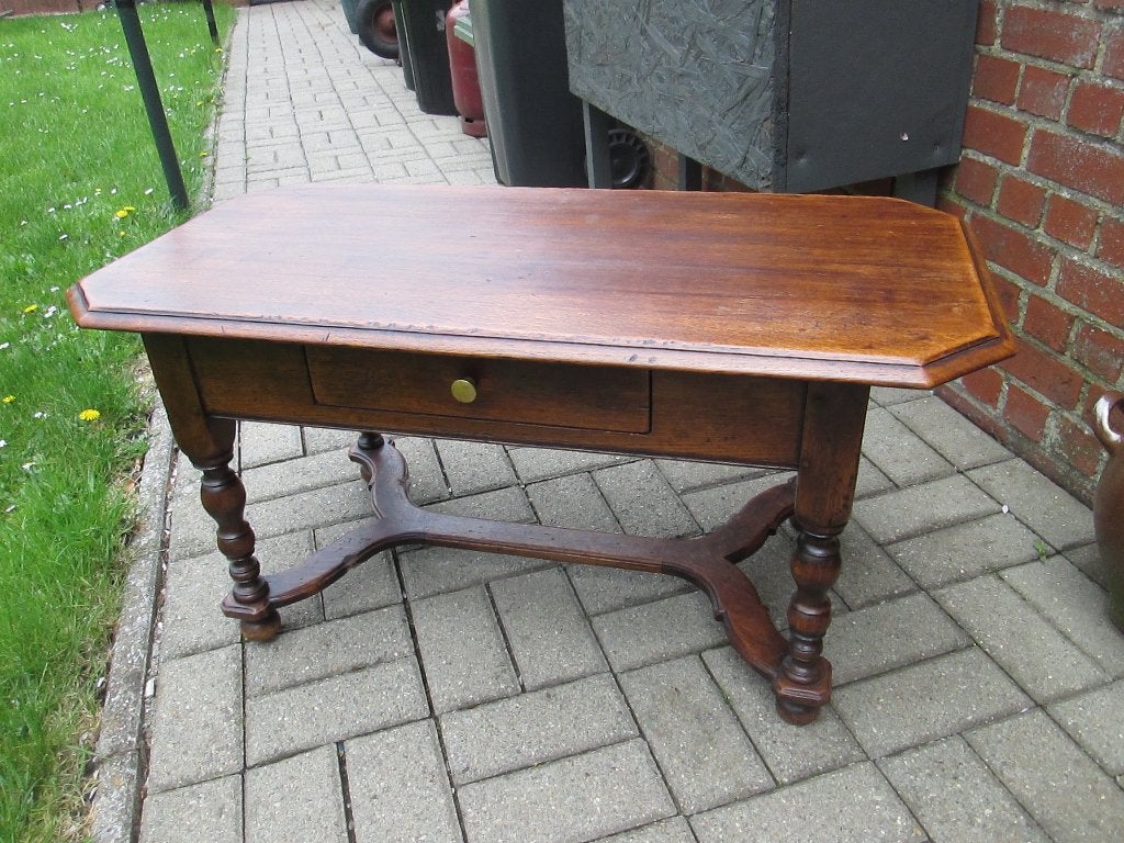 table de salon en bois, Maison & Meubles, Tables | Tables de salon, Enlèvement, Comme neuf, Ovale, Chêne