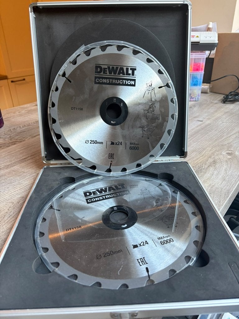 DeWalt Construction 2x zaagblad, Ophalen, Nieuw, Cirkelzaag, De Walt